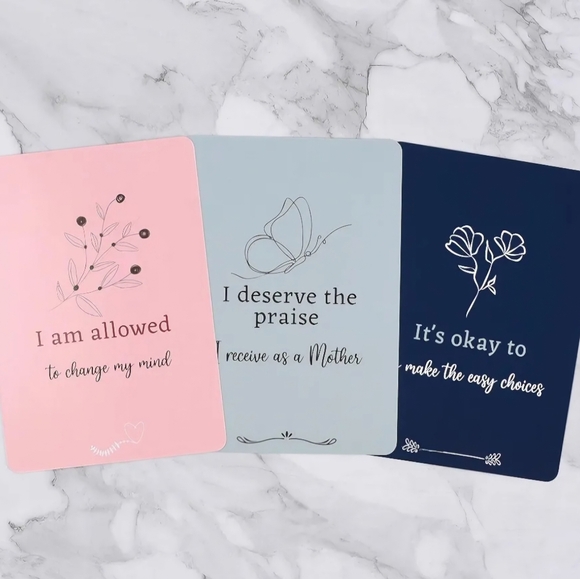 Affirmation Cards for New Mothers Inspire Meditation Postpartum Colebrook Design - Picture 4 of 8